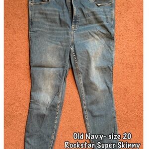 Old Navy Rockstar Super Skinny Jeans - Blue